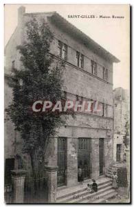 Old Postcard St Gilles du Gard Roman House