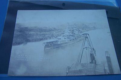 1921 NAUTICAL PHOTO - U.S.S. PENNSYLVANIA - SOUTHBAR CULE...