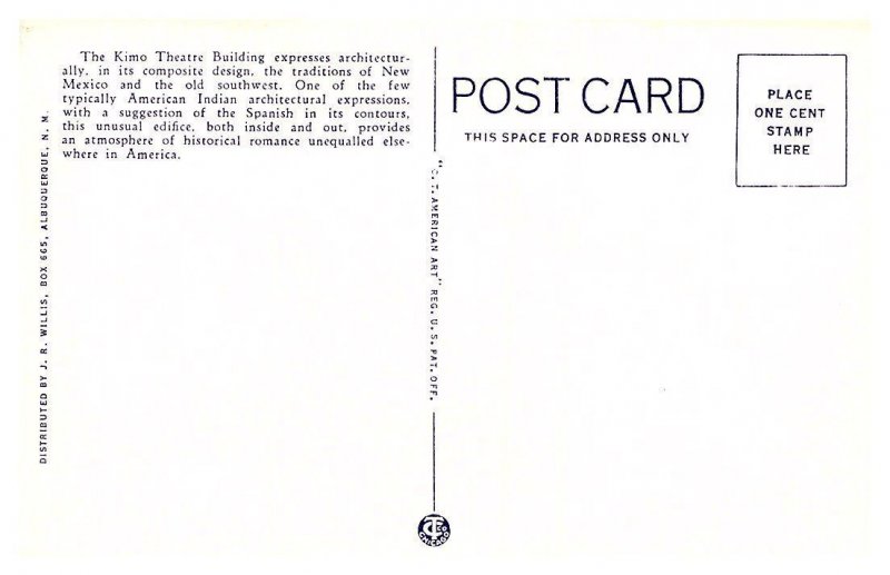 New Mexico Albuquerque, Kimo, Indian Theatre
