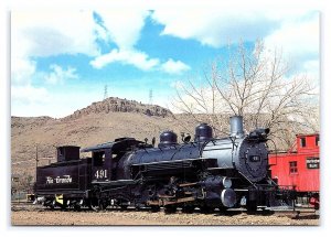 Narrow Gauge Locomotive Colorado Railroad Museum Postcard Railroad Train