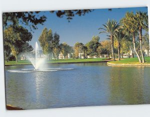 Postcard Fountain Orange Tree Golf Resort Scottsdale Arizona USA