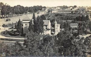 Montevideo Uruguay Aerial View Parque Urbano Real Photo Postcard