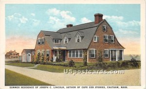 Summer Residence of Joseph C Lincoln Author of Cape Cod Stories - Chatham, MA