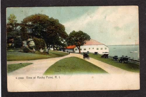 RI Rocky Pt Dance Hall WARWICK RHODE ISLAND Postcard