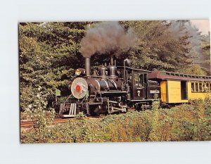 Postcard Edaville Railroad, No. 8 F.H. Richardson, South Carver, Massachusetts