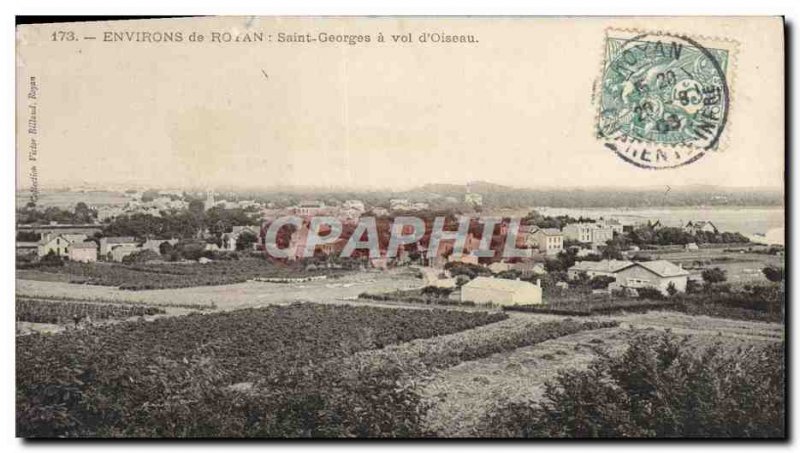Old Postcard surroundings Royan Saint Georges Theft & # 39Oiseau