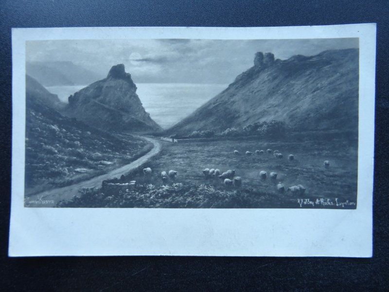 Devon Dartmoor Collection x 4 Ezra Elmer Keene c1918 Postcard by C. Worcester