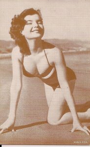 ARCADE CARD, Sexy Woman in Bikini. 1950's?, Pretty Girl, Swimsuit Model