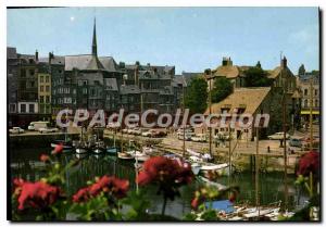 Modern Postcard Honfleur Basin And The Lieutenancy