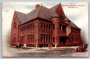 1909  Historical Society Building  Chicago  Illinois  Postcard