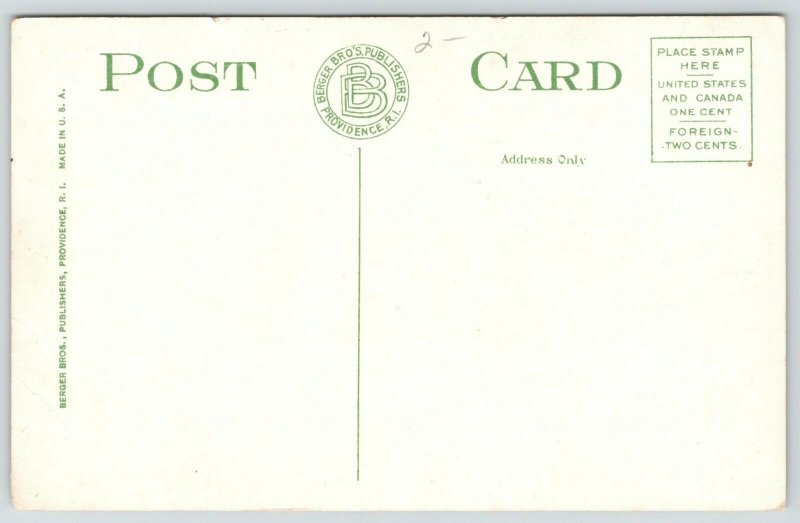 Newport RI Naval Training Station~Barracks 1 & 2~c1910~Sailors @ March c1910 PC