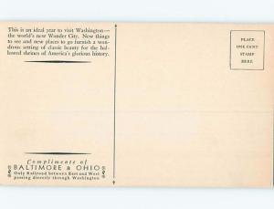 Unused Pre-1952 FEDERAL TRIANGLE Washington DC A4880