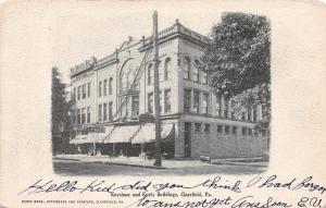 Pennsylvania Pa Postcard 1907 CLEARFIELD Keystone and Kurtz Buildings