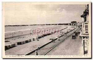 Old Postcard La Baule Sea General view of the Beach to the Casino View from S...