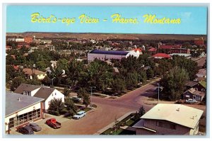 c1950's Bird's Eye View of Havre Montana MT Unposted Vintage Postcard