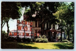 1960 Davenport Iowa IA Vintage Postcard Radio Television Station WOC Building