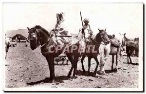 Algeria Old Postcard Scenes and southern kinds Cavaliers