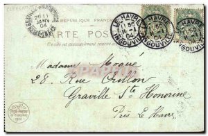 Old Postcard The ball humor Theater