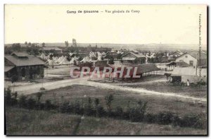 Old Postcard Militaria Camp of Sissonne camp General view