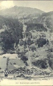 Drahtseilbbahn nach Murren Swizerland Unused 