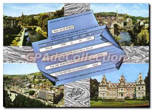 Postcard Modern Tulle Prefecture View Gnrale Church Bridge