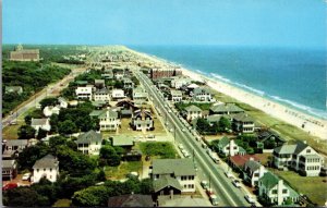 Postcard Aerial View of Virginia Beach Looking North in Virginia Beach, Virginia