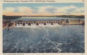 Tennessee Chattanooga Chickamauga Dam On Tennessee River