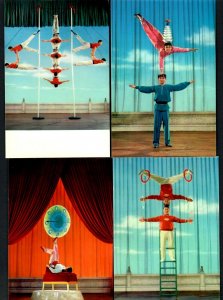 China Acrobatic Troupe complete 13 cards 1973 Shanghai