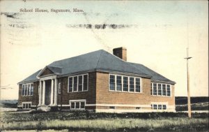 Sagamore Cape Cod MA School House 1911 Used Postcard