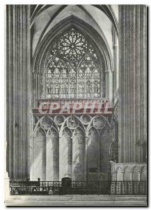 Modern Postcard Bayeux Cathedral Notre Dame The transept wall and fenestratio...