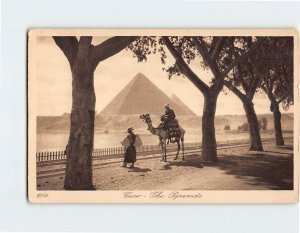 Postcard The Pyramids, Cairo, Egypt