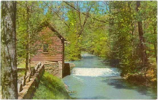 McHargue Mill on Little Laurel River, London, Kentucky, KY, Chrome