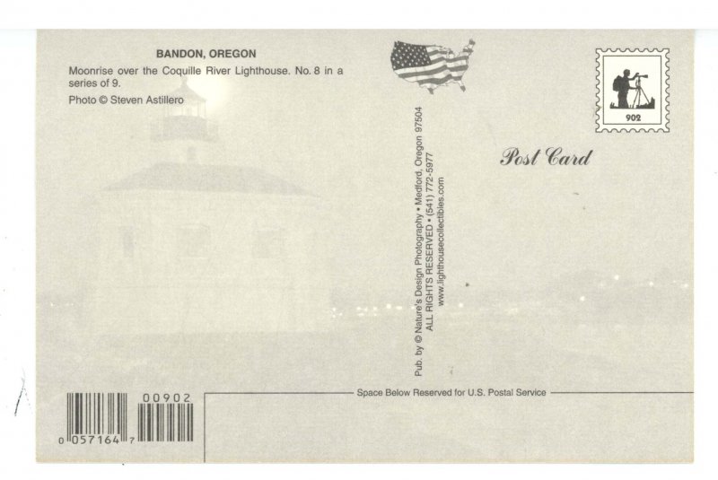 OR - Bandon. Coquille River Lighthouse (continental size)