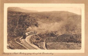 Drakensburg South Africa Scenery in Natal Train Railroad Postcard AA53681