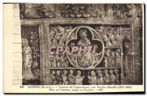 Old Postcard Angers Apocalypse Tapestry I by Nicolas Bataille God and angels ...