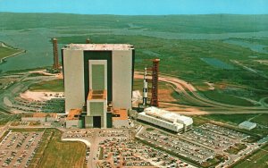 Vintage Postcard John F. Kennedy Space Center N.A.S.A. Apollo/Saturn Facilities