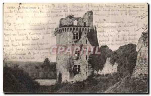 Old Postcard Elven Le Vieux Donjon