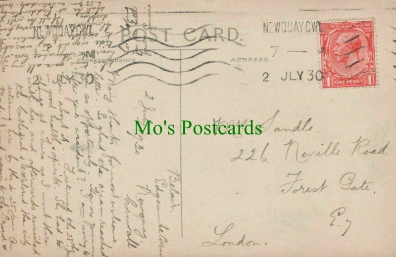 Genealogy Postcard - Sandle - 226 Neville Road, Forest Gate, London  RF6845