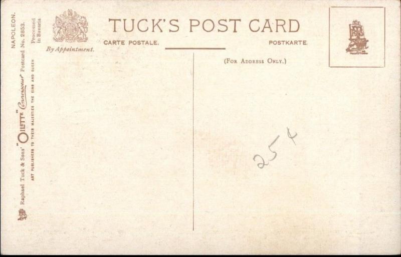TUCK Oilette - Napoleon #2853 Textured Finish c1910 Postcard rpx