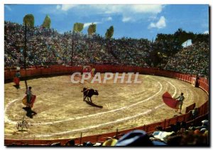Modern Postcard The Cote d & # 39Azur Bullfight In Les Arenes De Frejus Bullf...