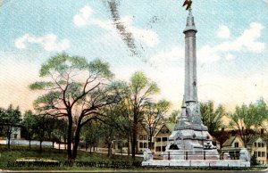 Massachusetts New Bedford Soldiers and Sailors Monument 1907