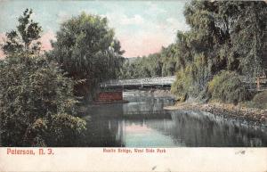 BR95615 paterson n j ruslle bridge west side park usa