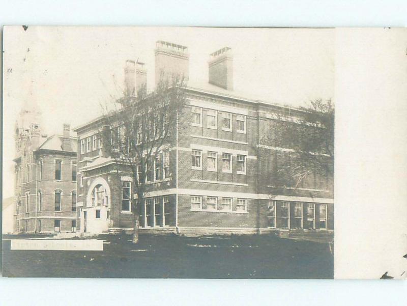 Pre-1920 rppc NICE VIEW Tipton Iowa IA i7166