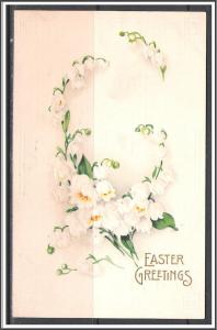 Easter Greetings - Lilies of The Valley - Embossed - [MX-164]