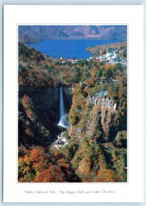 Nikko National Park Kegon Falls & Lake Chuzenji in autumn JAPAN 4x6 Postcard