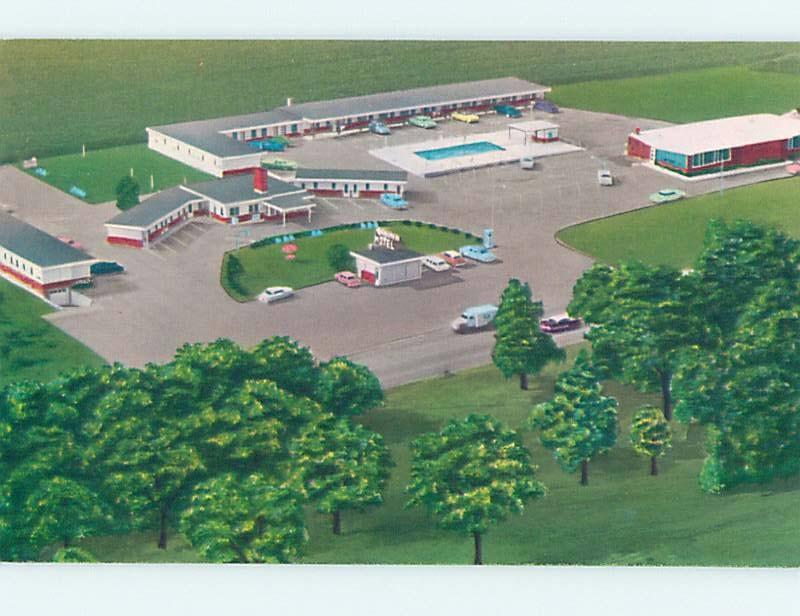 Unused Pre-1980 MOTEL SCENE Carlisle - Near Harrisburg Pennsylvania PA F7468