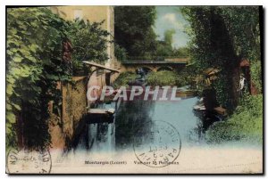 Old Postcard Montargis View Puiseaux