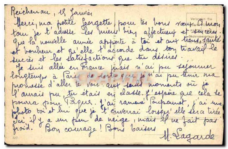 Old Postcard Wasserburg