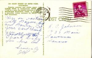 CO - Estes Park Main Street, 1950's