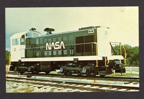 FL NASA Switcher Railroad Train No 2 CAPE CANAVERAL FLORIDA Postcard RR PC